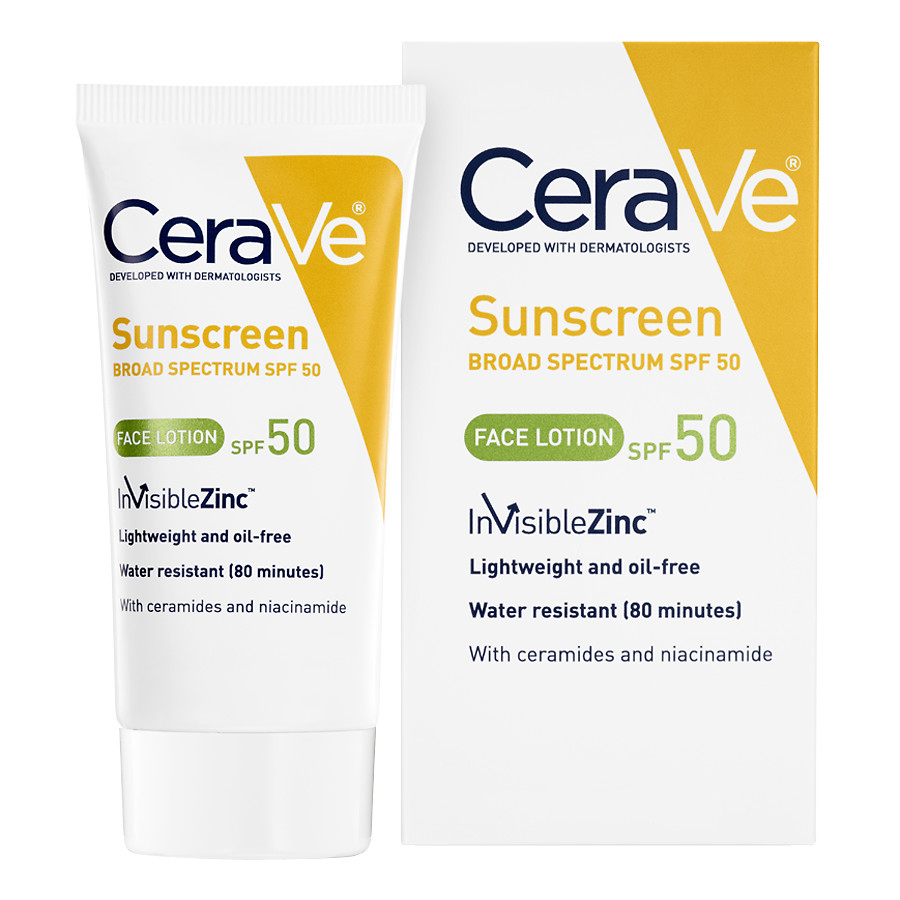 Buy CeraVe Sunscreen Face Lotion SPF 50 2 oz with Zinc Oxide