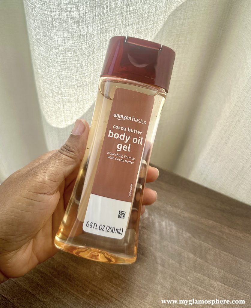 Amazon Basics Body Oil Gel with Cocoa Butter