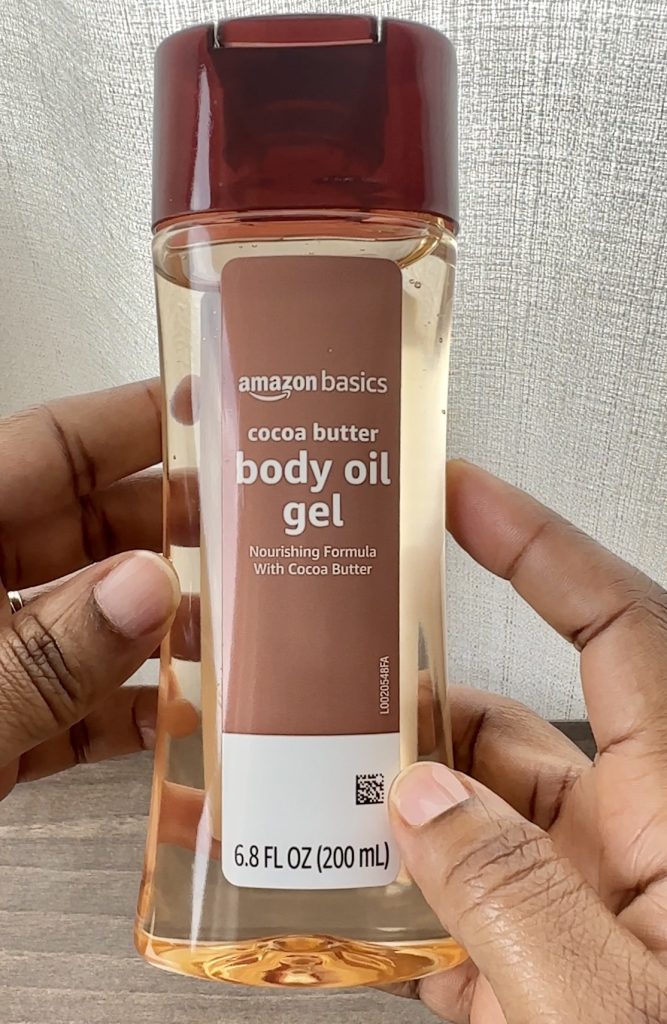 Amazon Basics Body Oil Gel with Cocoa Butter